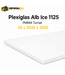 Plexiglas Alb Ice 1125 PMMA turnat 30 x 2030 x 3050 mm Plexiglas Alb Ice 1125 PMMA turnat 30 x 2030 x 3050 mm